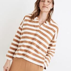 Madewell MWL SZ XS Loop Terry Notched Sweatshirt
